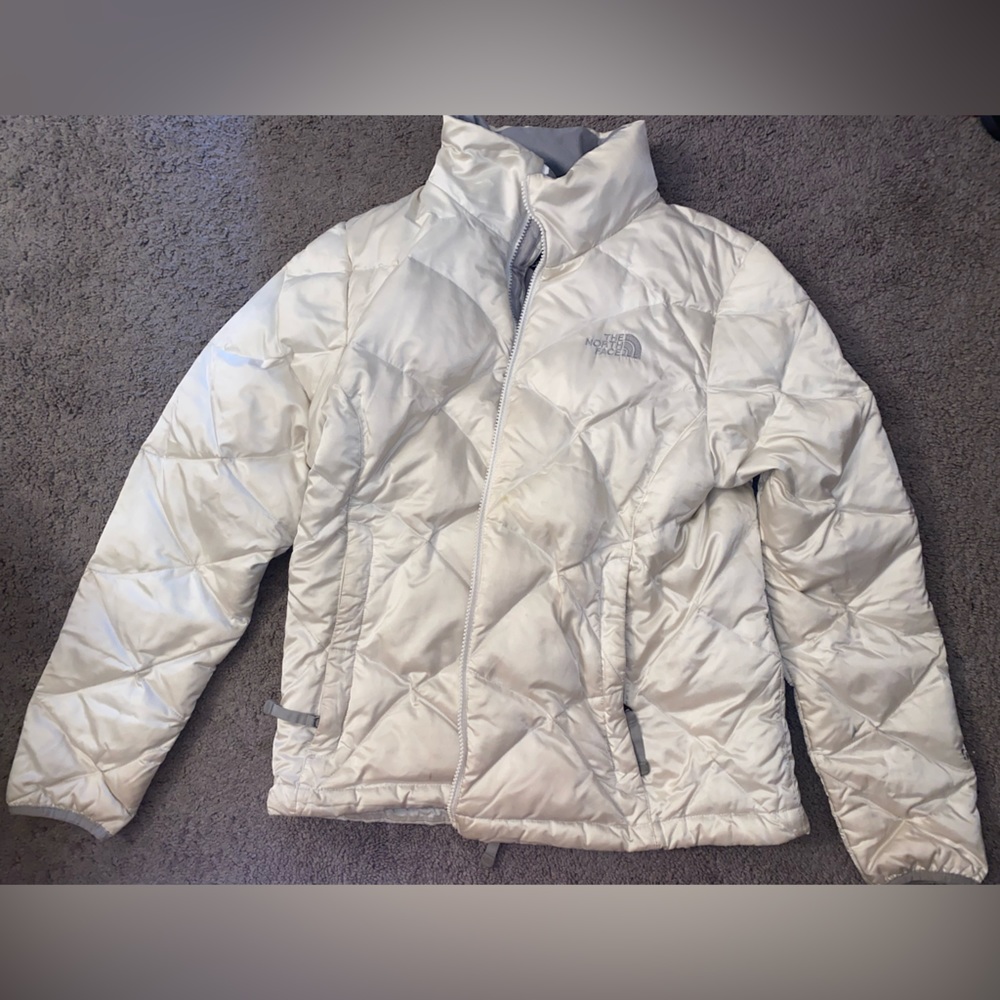 White north face coat